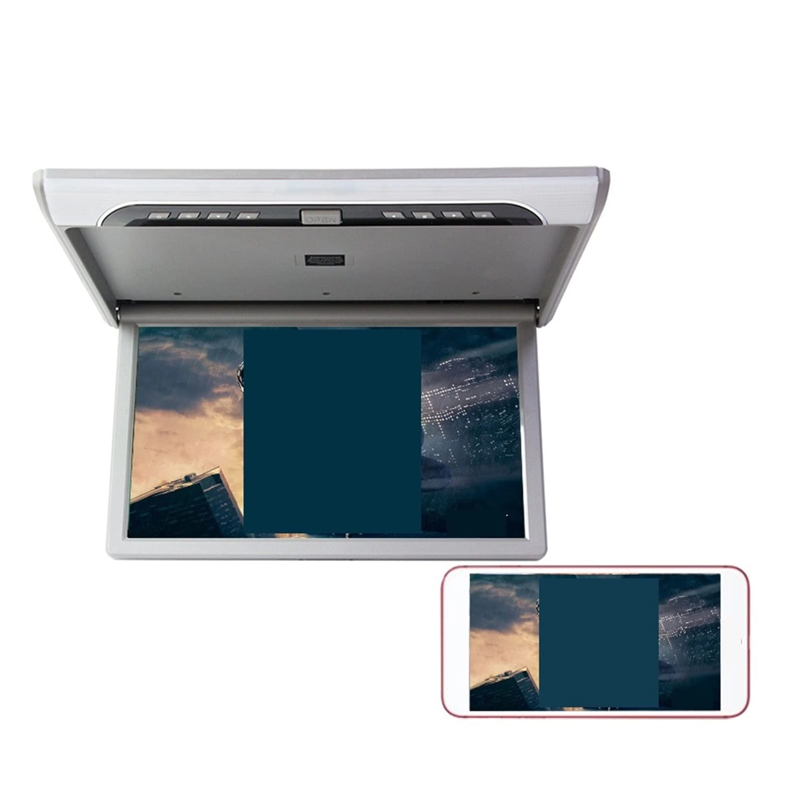 GZDZDP Car Ceiling Display - 19 Inch
