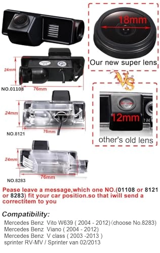 Reversing Camera - Night vision 1280 x 720 px