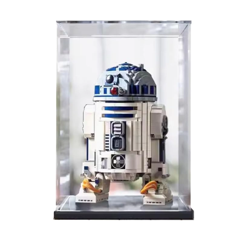 Clear Acrylic Display Case - fits 75308 Black Bottom