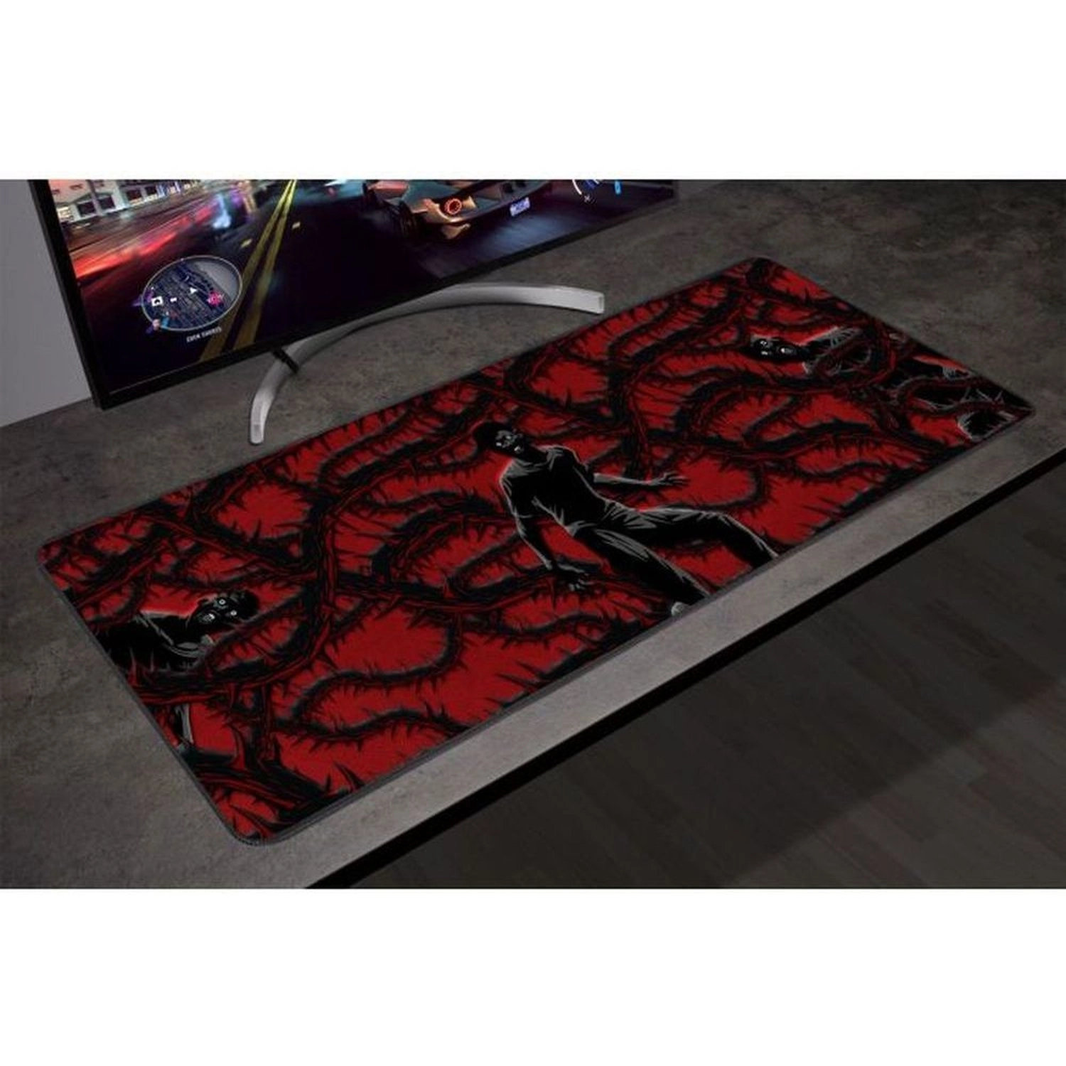 Graffiti Polyester Gaming Mouse Pad - 80x30 cm