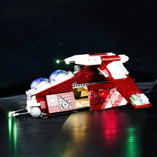 Coruscant Guard Gunship 75354 - LED Lighting Kit Compatible with LEGO 75354