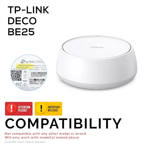 Screwless Wall Mount - TP-Link Deco BE25 Adhesive & Screw in