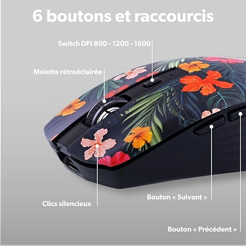 Stylish Design Mouse - Bluetooth USB