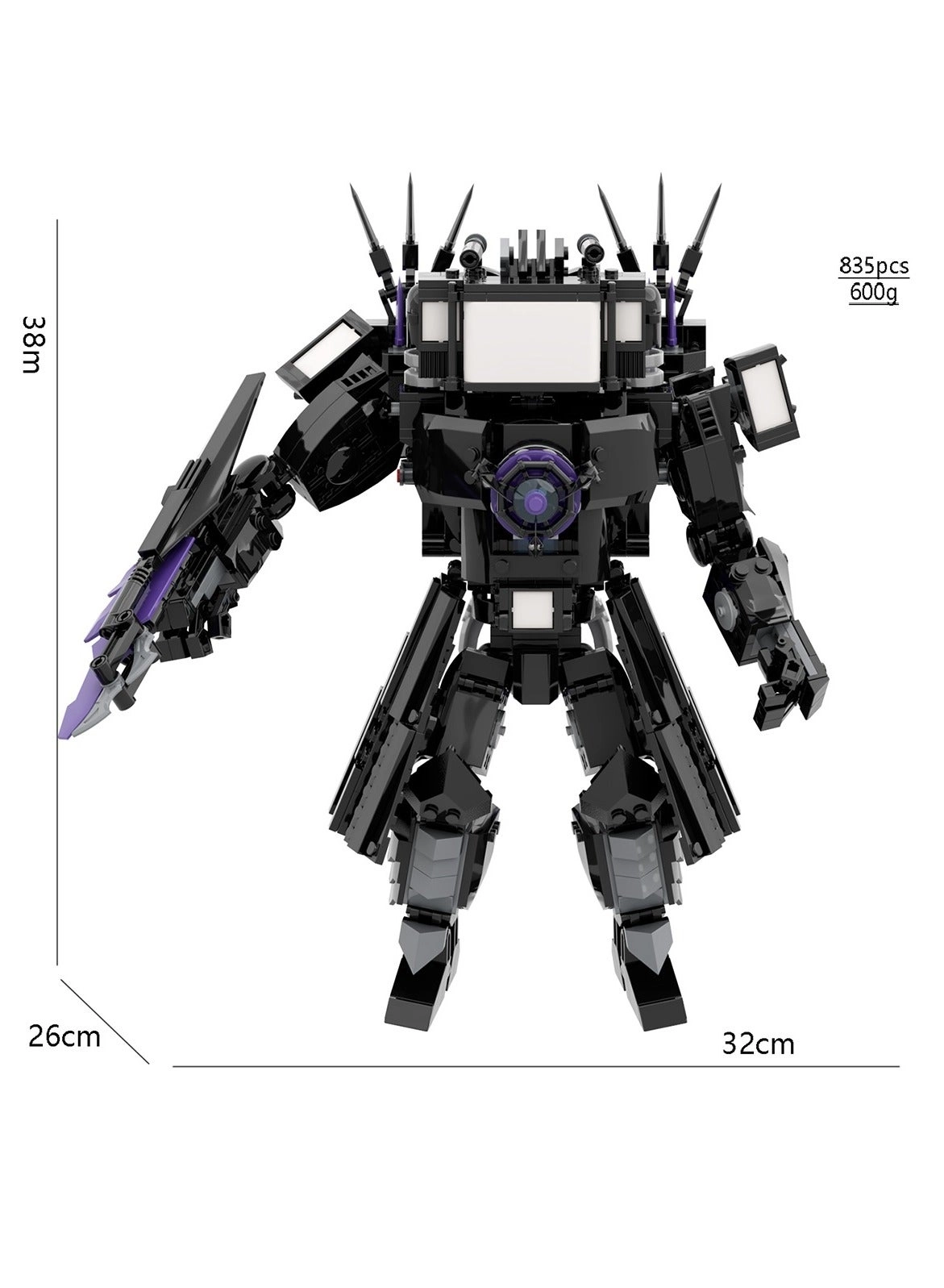 GE Skibidi Toilet Man - Robots 835 pcs