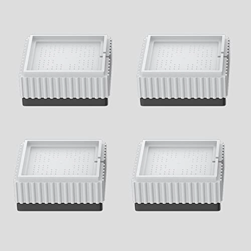 Universal Anti Vibration Feet Pads - 4pcs 6cm White