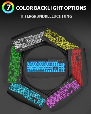 Large Print Backlit Keyboard - Standard Wired