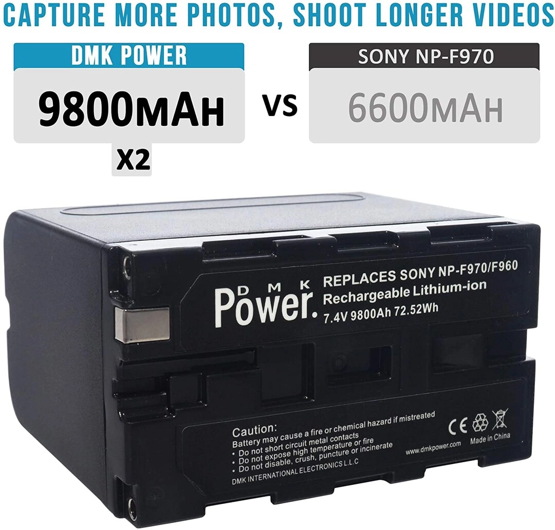 NP-F970 - 9800mAh Bundle