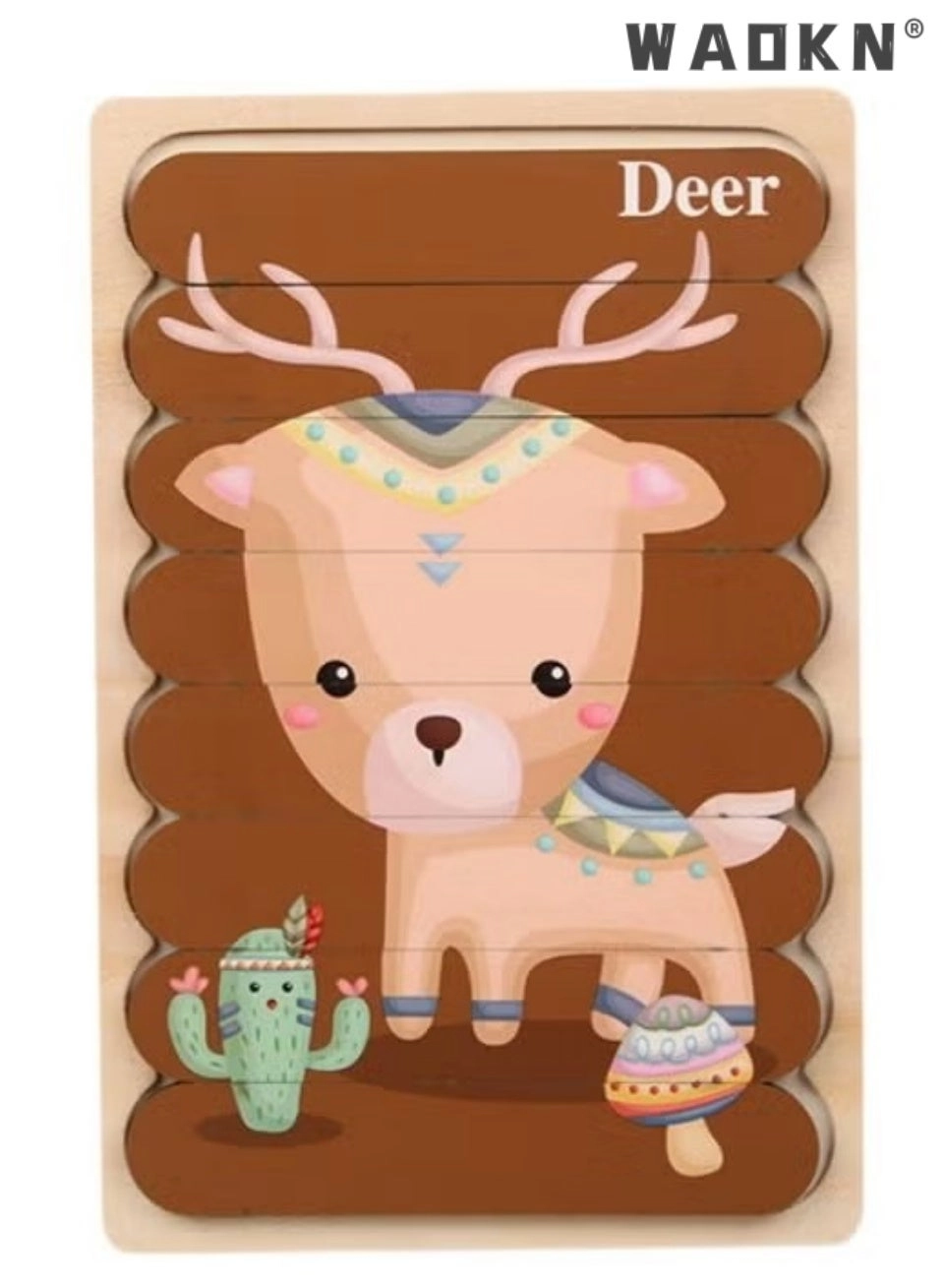 Kids Wooden Puzzle - 2+ Years