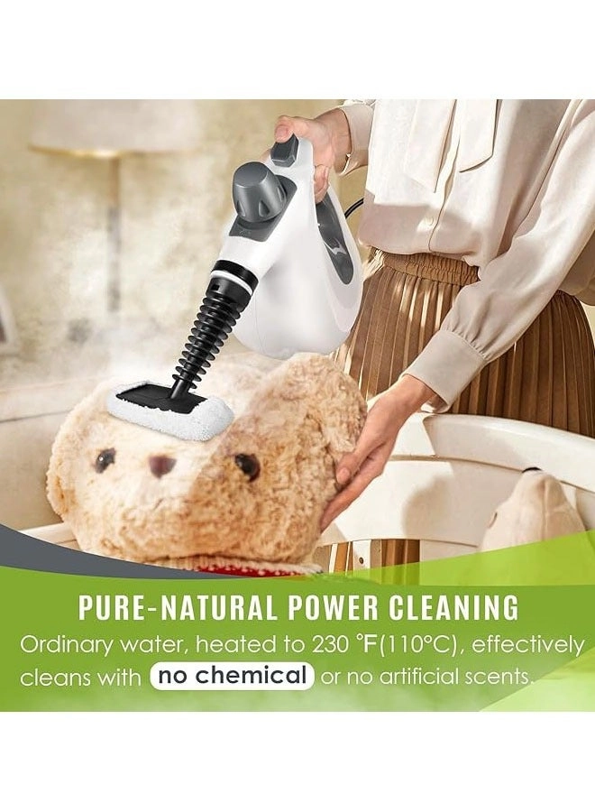 Handheld Pressurized Steam Cleaner - 900-1050W 220°F-230°F