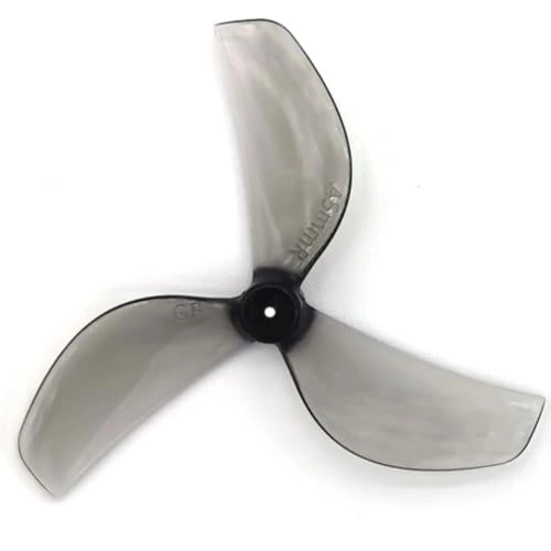 3-Blade Propellers - 4 Pairs 1.5 mm Clear Grey