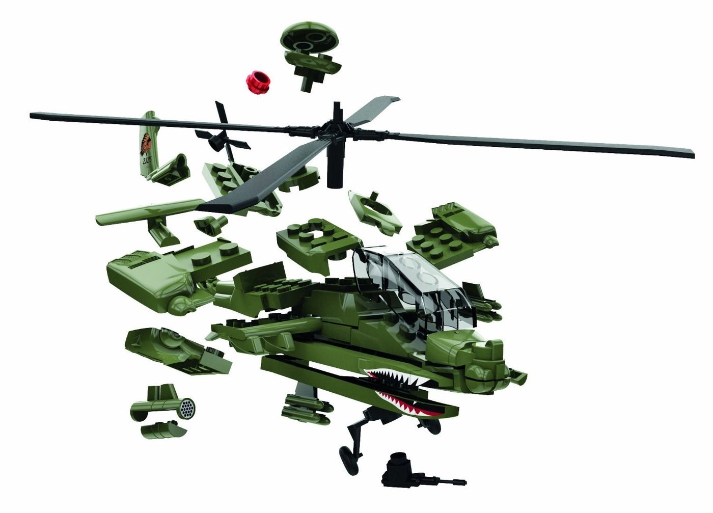 Quickbuild Boeing Apache Model Kit