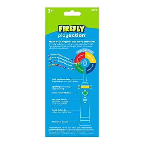 Play Action Sonic The Hedgehog Toothbrush Kit - Interactive Batteries Included Ages 3+