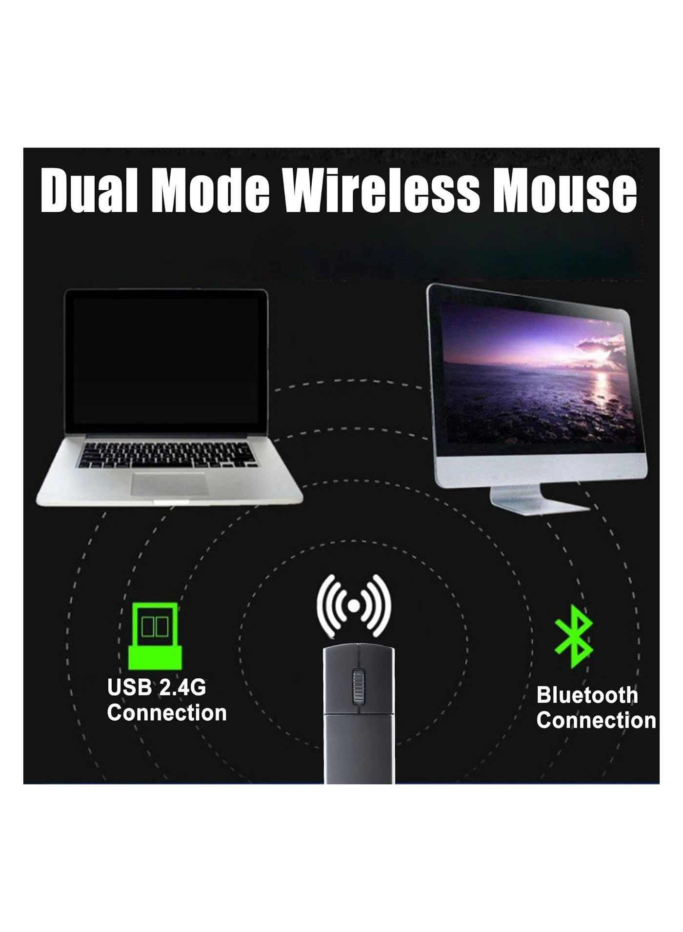 Wireless Mouse - Dual Mode (BT+2.4G)