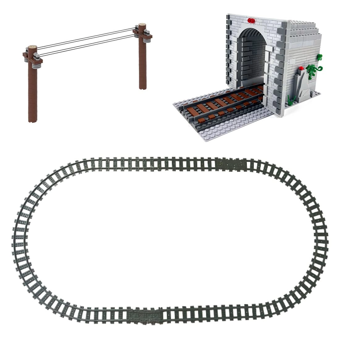 Technology Train Railway Kit - Compatible with Lego