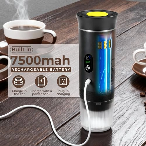 Portable Coffee Machine - ground coffee large and small coffee pods