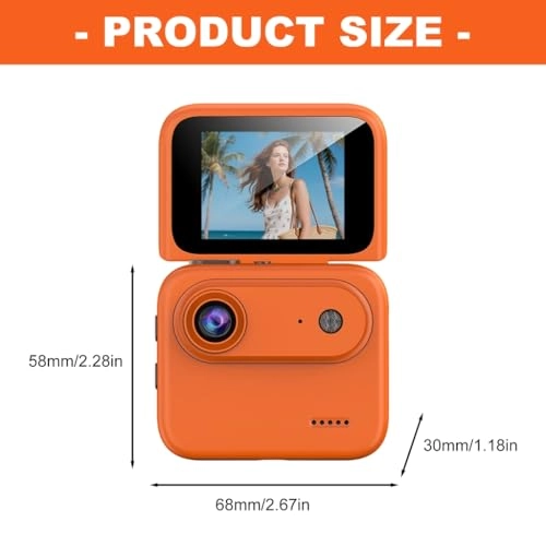 Flip Screen Sports Camera - 32GB 64GB 4K