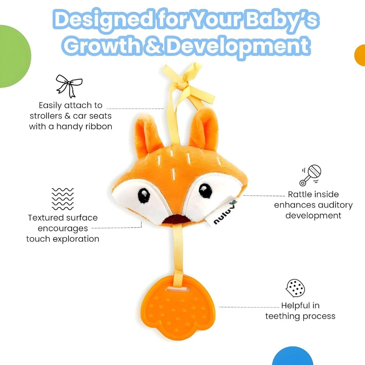Playtime Fox Teether