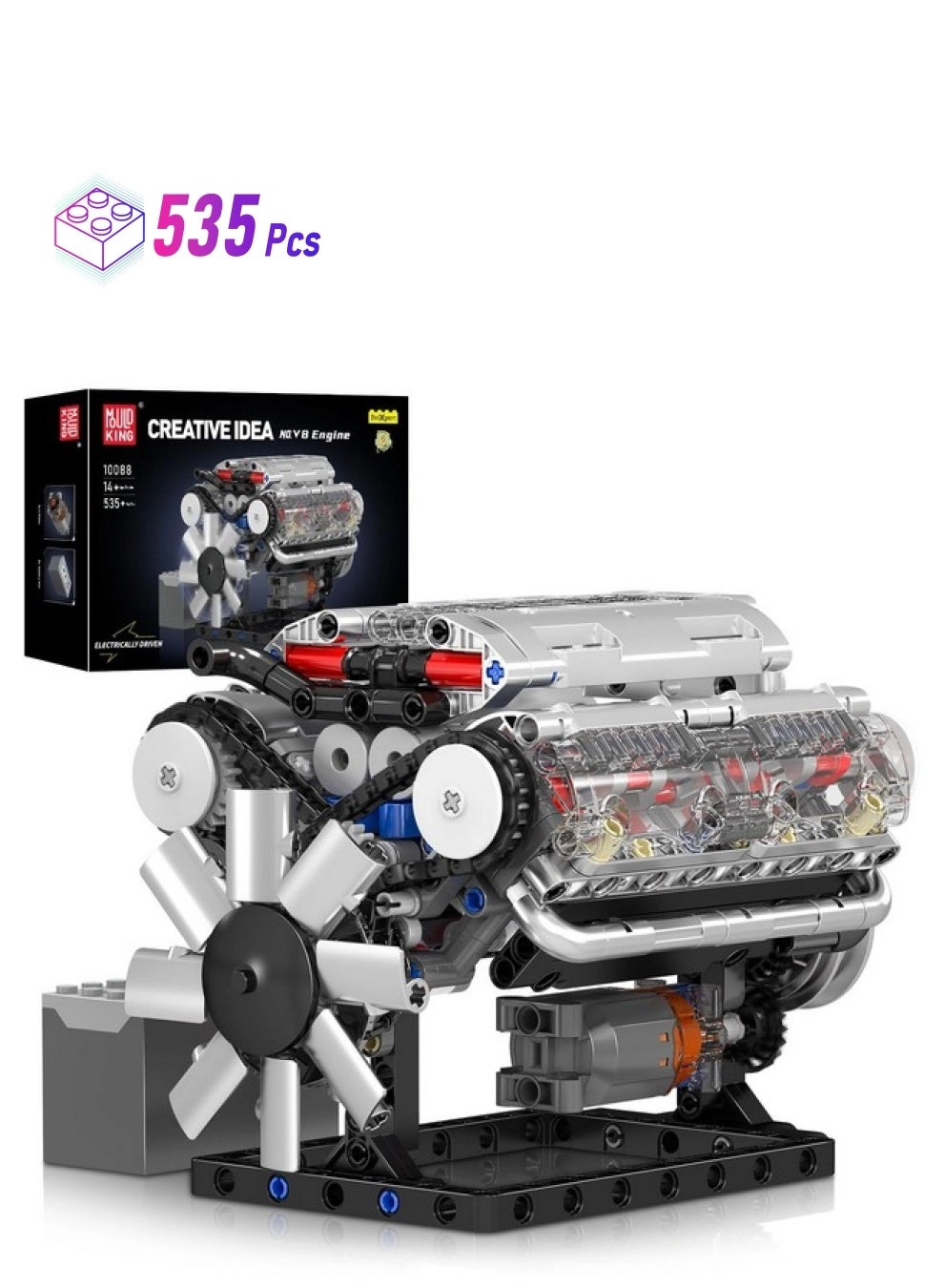V8 Engine Model Kit Engineer - 14 years+ 535 pieces