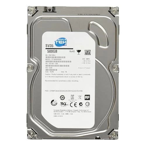 (Refurbished) 3.5" 7200rpm 16MB SATA 3Gb/s (SIM - ART - 18387) - 500GB