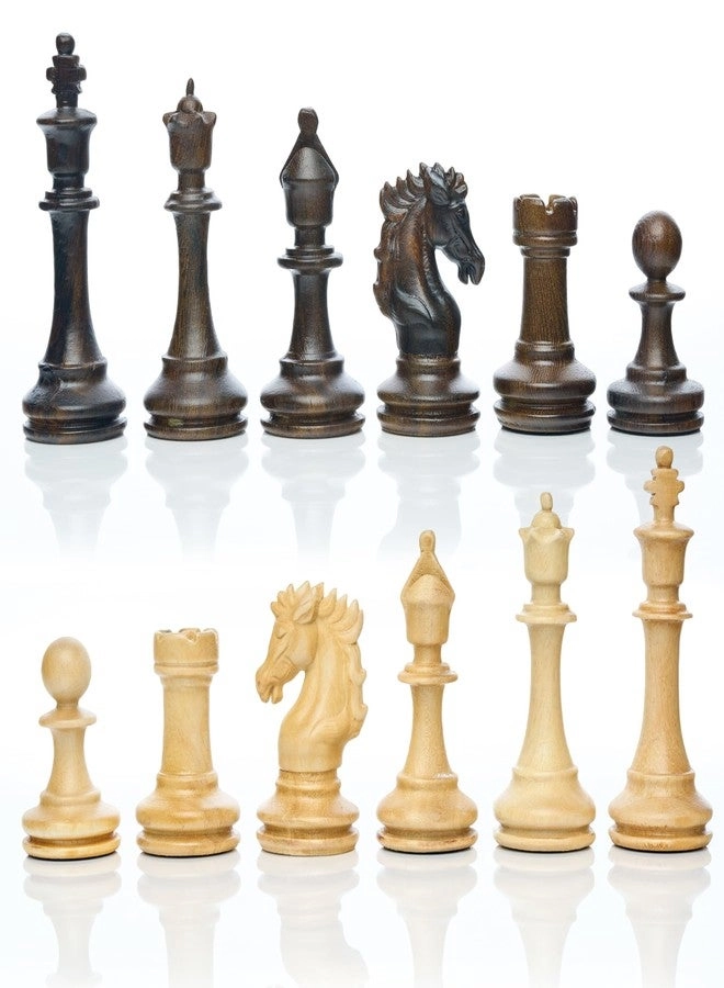 Weighted Chess Pieces - Wooden