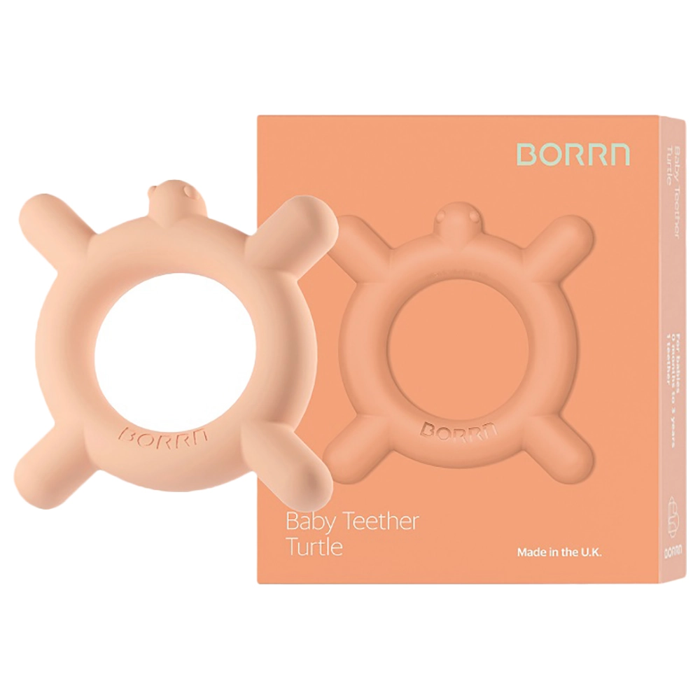 BORRN Teether Turtle - 100% food grade silicone