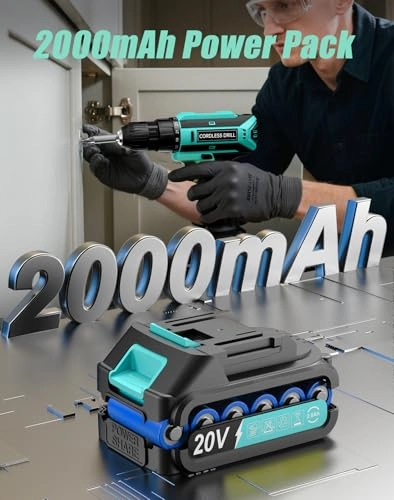 Cordless Drill Driver - 2000mAh
