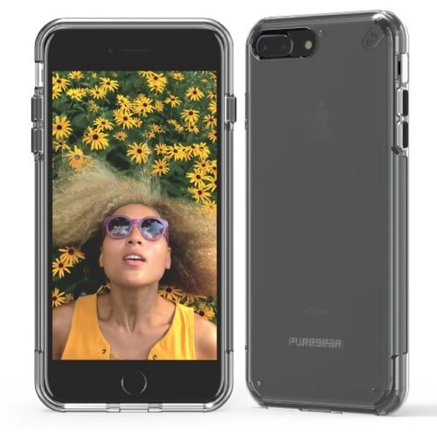 PureGear Slim Shell Pro Back Case for iPhone 7 Plus