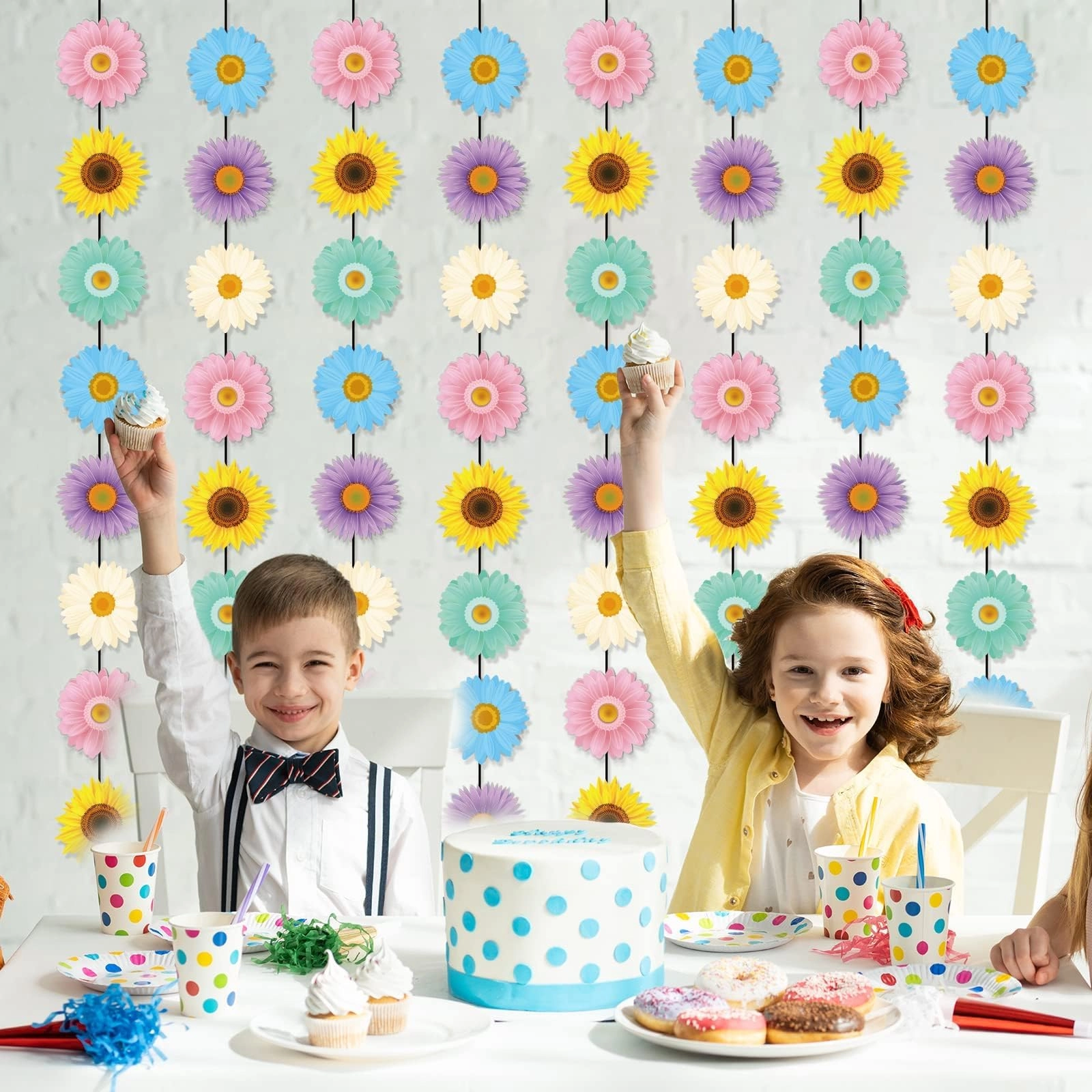 Sunflower Garland Kit - 12 Packs Birthday Party