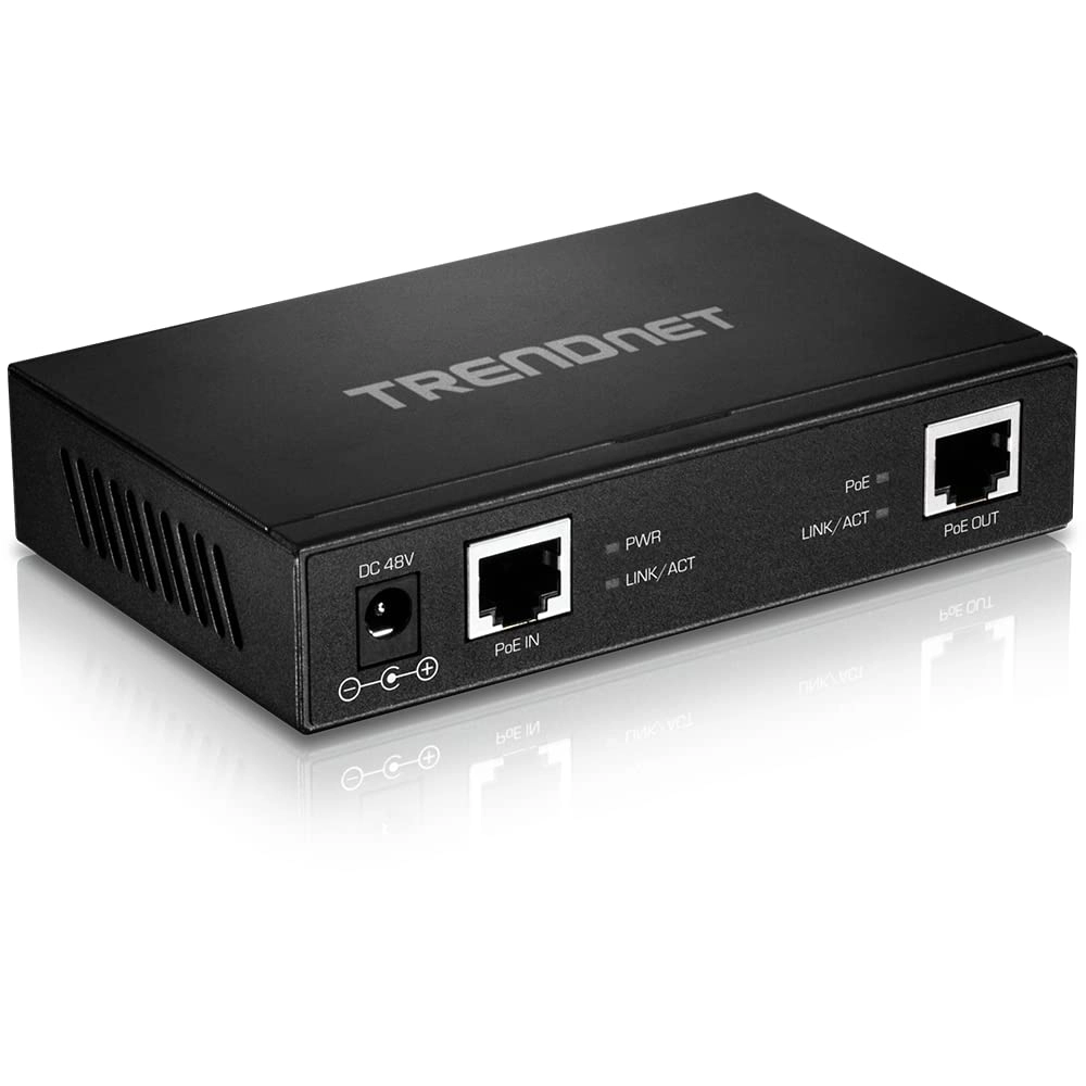 Trendnet TPE-E110 - PoE+ (30W) 1 x Gigabit PoE out port 802.11a/b/g/n 2000 Megabits Per Second