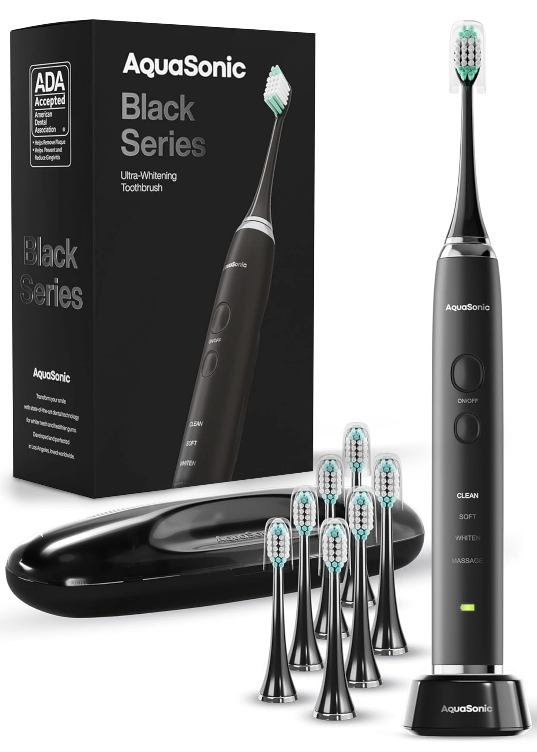 Pure Daily Care Vibe Series - 40,000 VPM 8 Brush Heads Wireless Charging