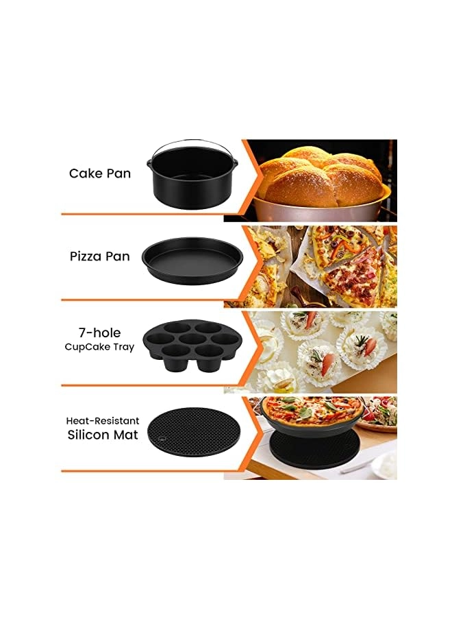 Cake Baking Barrel - 12pcs/set + Pizza Pan + Cupcake Pan + Air Fryer Liners - 100pcs
