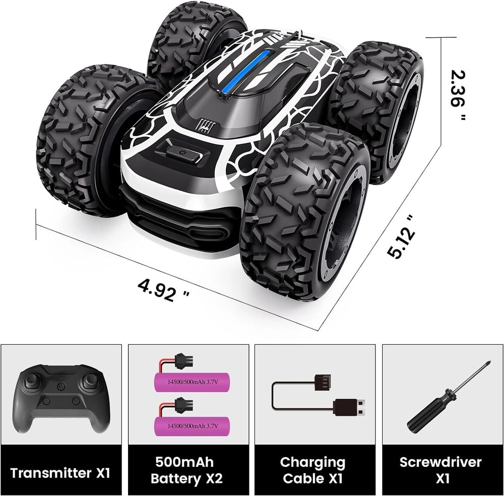 RC Disco Dancer - LED lights 16 changing modes 360 degrees roll