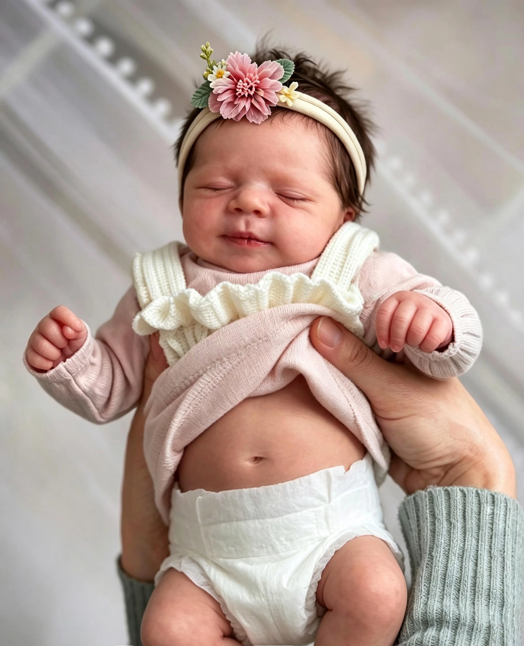 Zero Pam Reborn Baby Doll - 18 inch Silicone Vinyl Girl Ages 36 months+