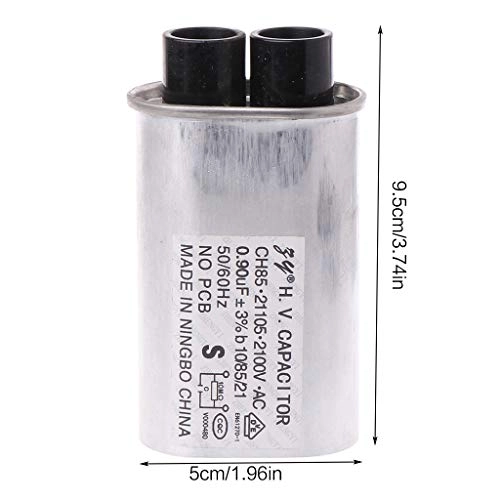 AC 2100V Microwave Oven High Voltage HV Capacitor - 0.9 Microfarad Polypropylene