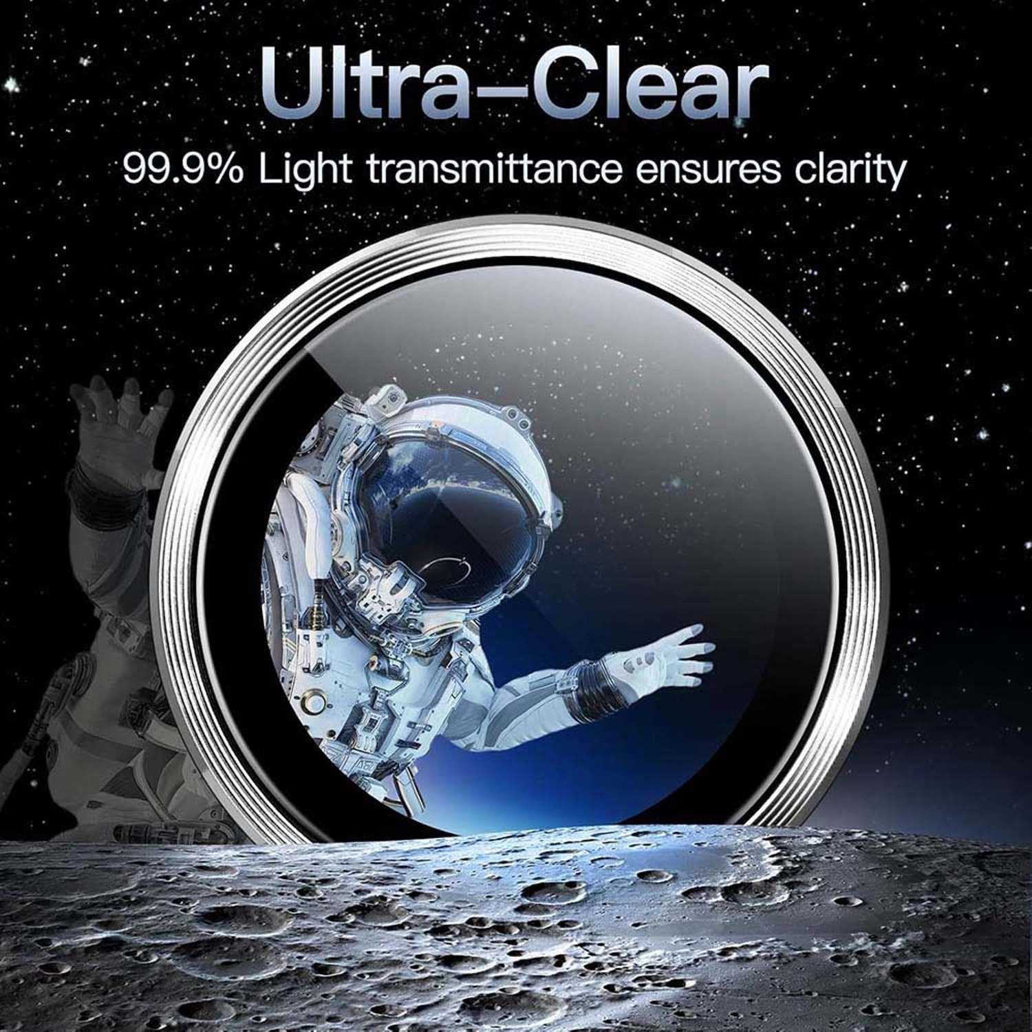 HD Tempered Glass Camera Lens Protector for iPhone 16 Pro / iPhone 16 Pro Max