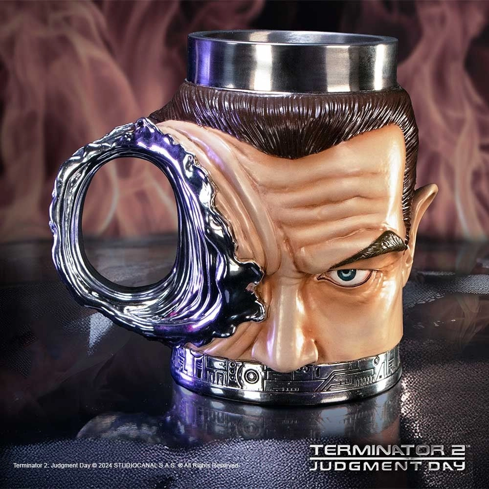 Terminator T-1000 Tankard - resin removable stainless steel insert