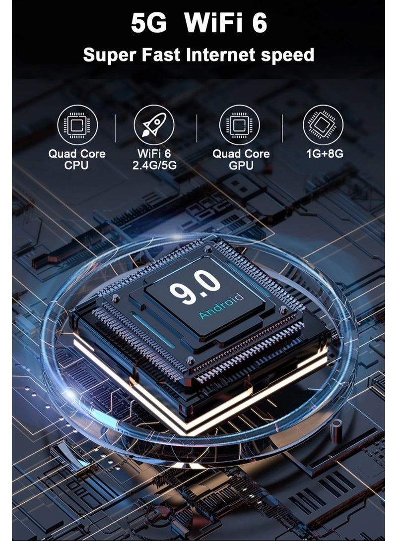 Upgrade Portable Projector 400ANSI 1080P