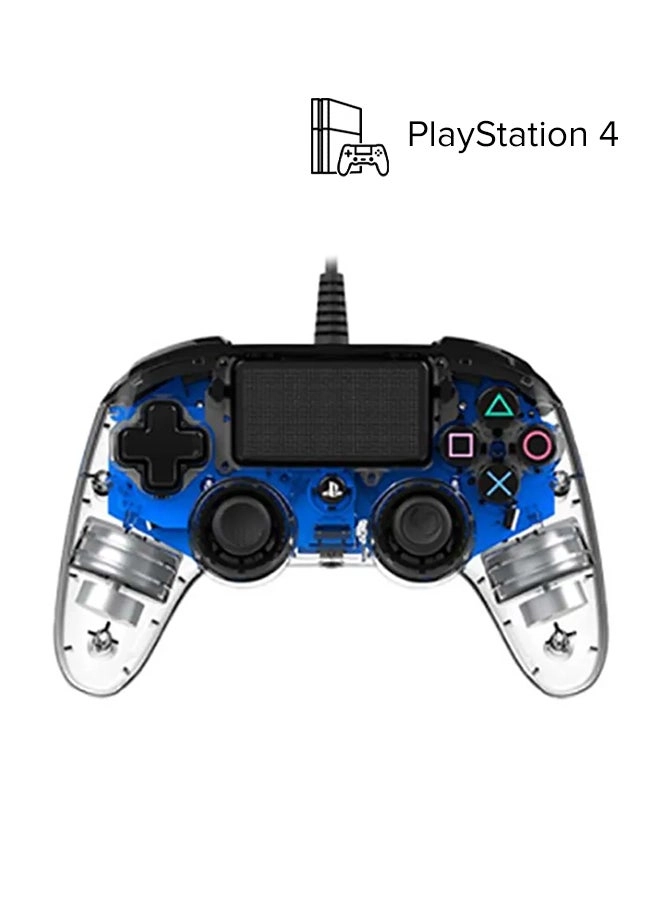 Wired Illuminated Compact Controller (PS4) Red