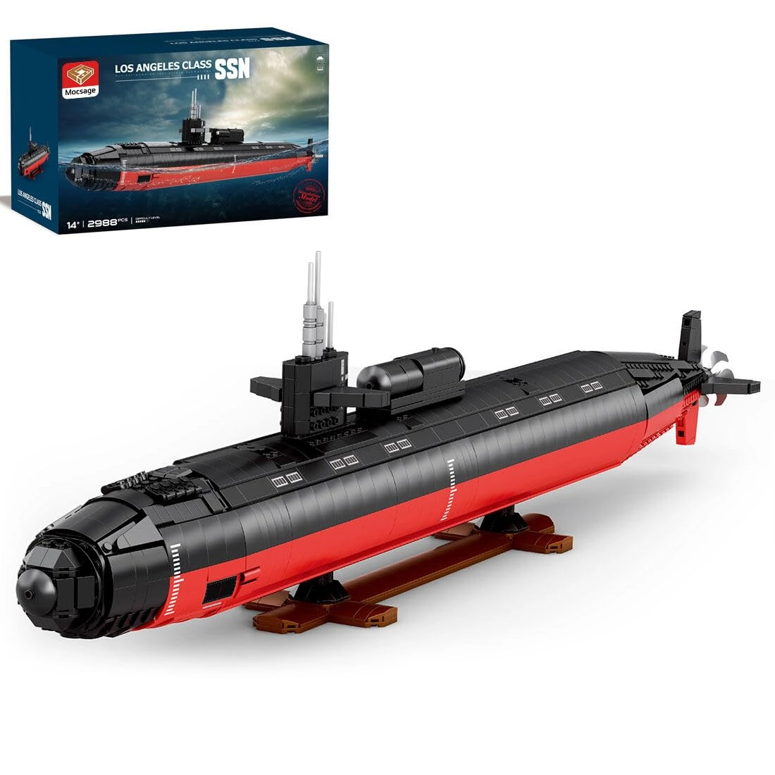 ClearEdge Los Angeles-class Military Submarine - UCC 2988pcs