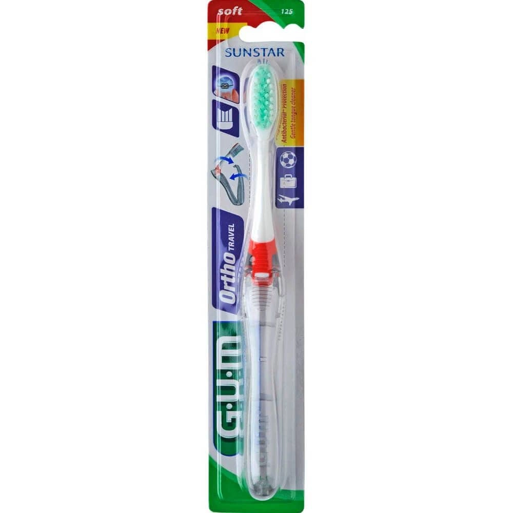 Ortho Travel Toothbrush - Soft