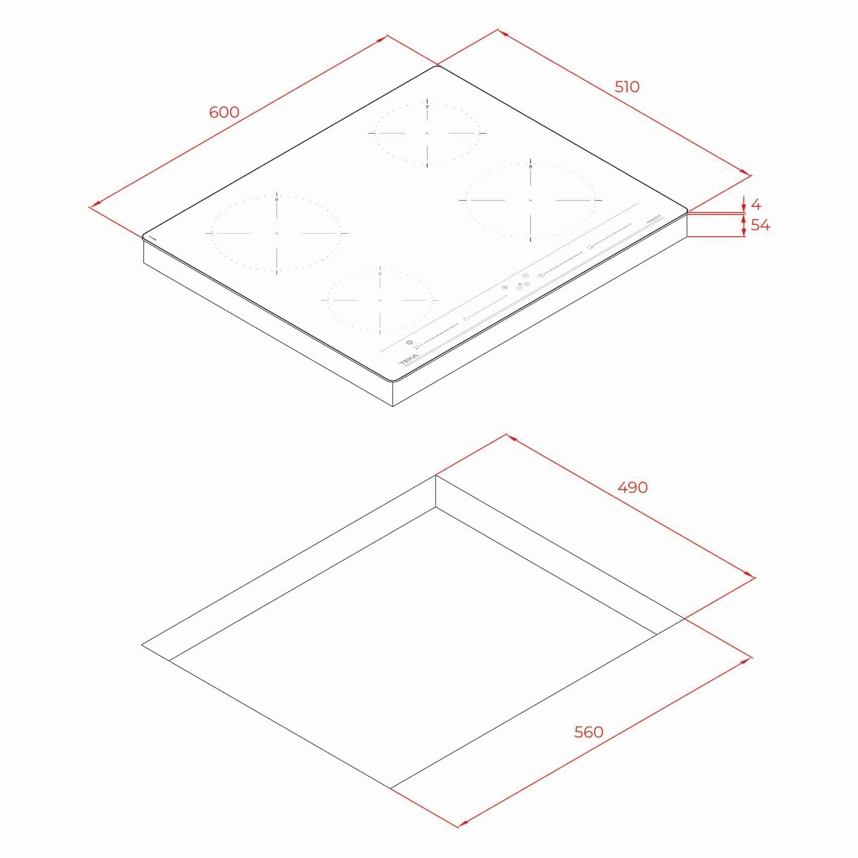 IZC 64010 Induction hob