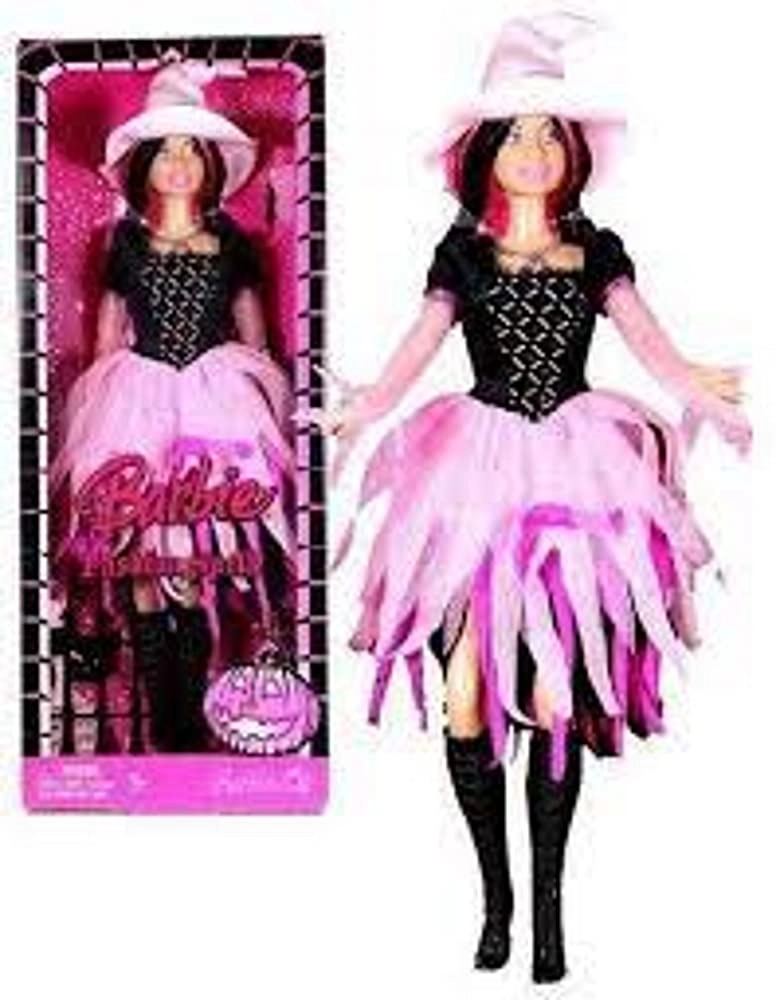 Barbie Halloween Doll - Witch costume Purple highlighted hair Ages 3+