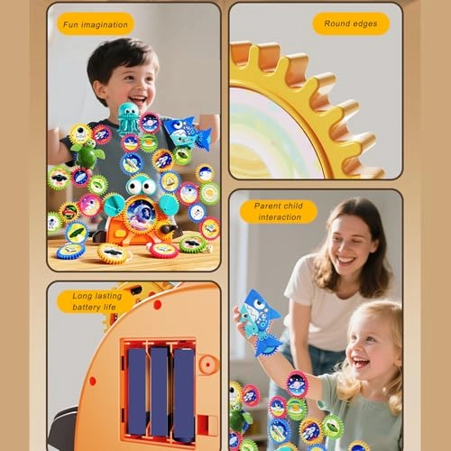 Gear Interlocking Toy Set - Animal 40 pcs