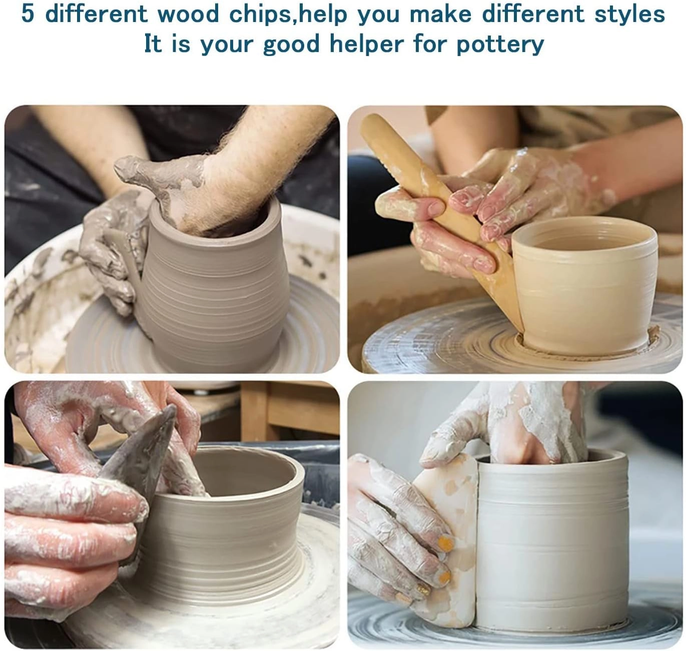 Clay Tools - beech wood 5 Pcs