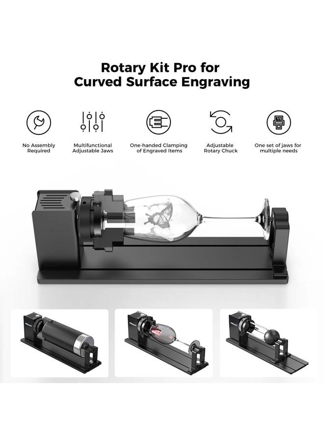 CR-Laser Falcon (10W) - Air Assist Rotary Roller Bundle