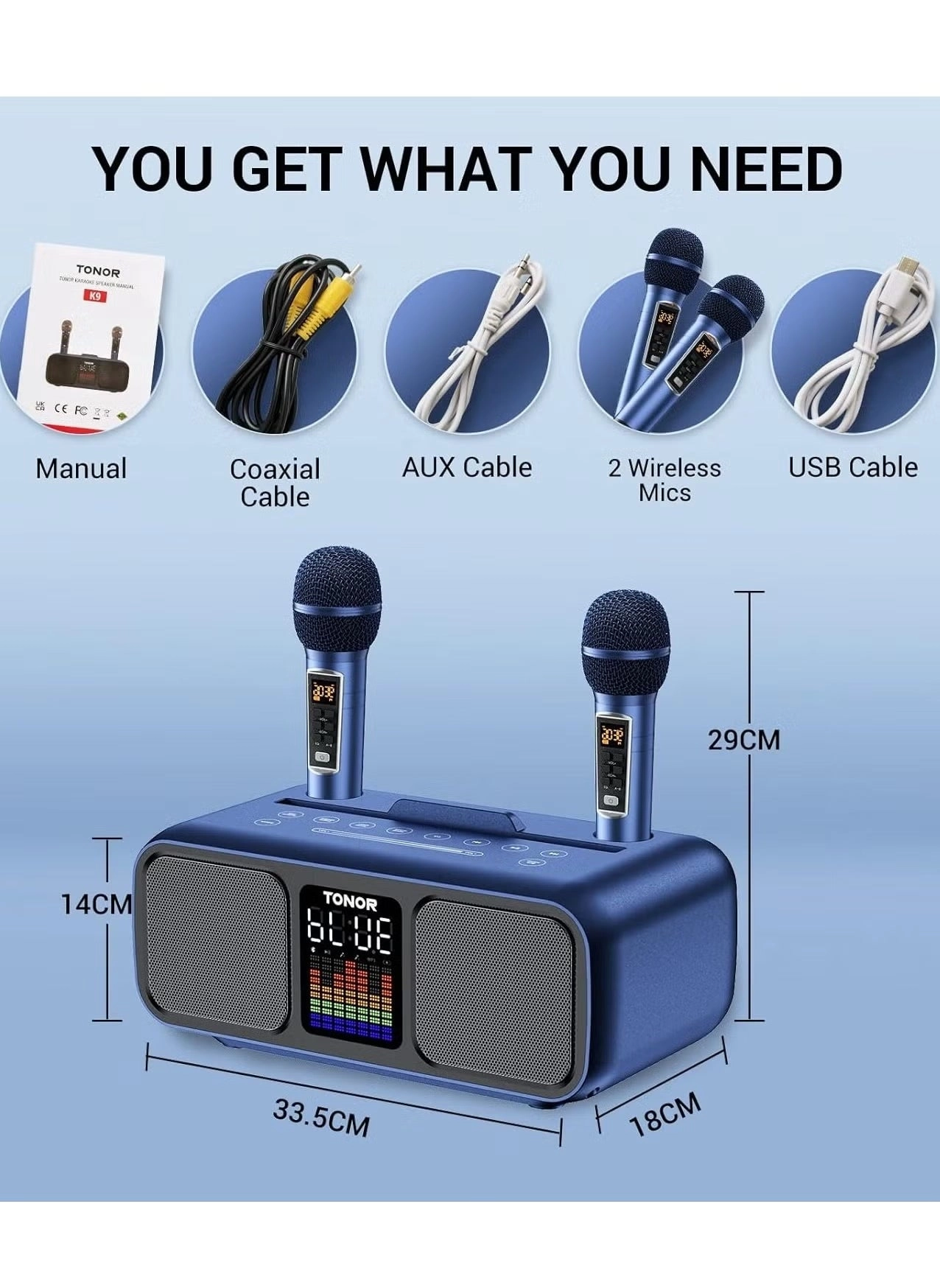 S39 PRO - 2 Wireless Microphones