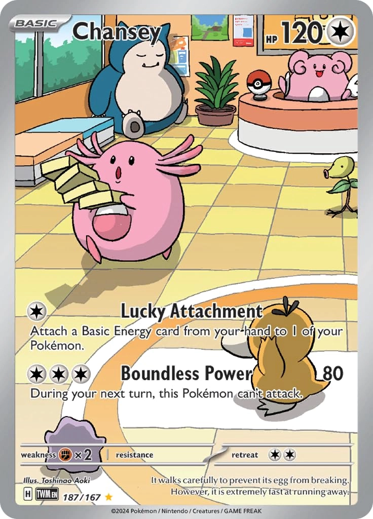 Pokémon Chansey 187/167 - Twilight Masquerade