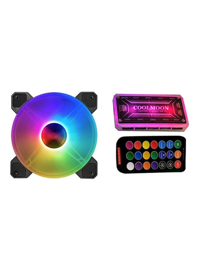 NIBEMINENT Cooling Fan Set - 120mm 7 streamlined blades Multicolour