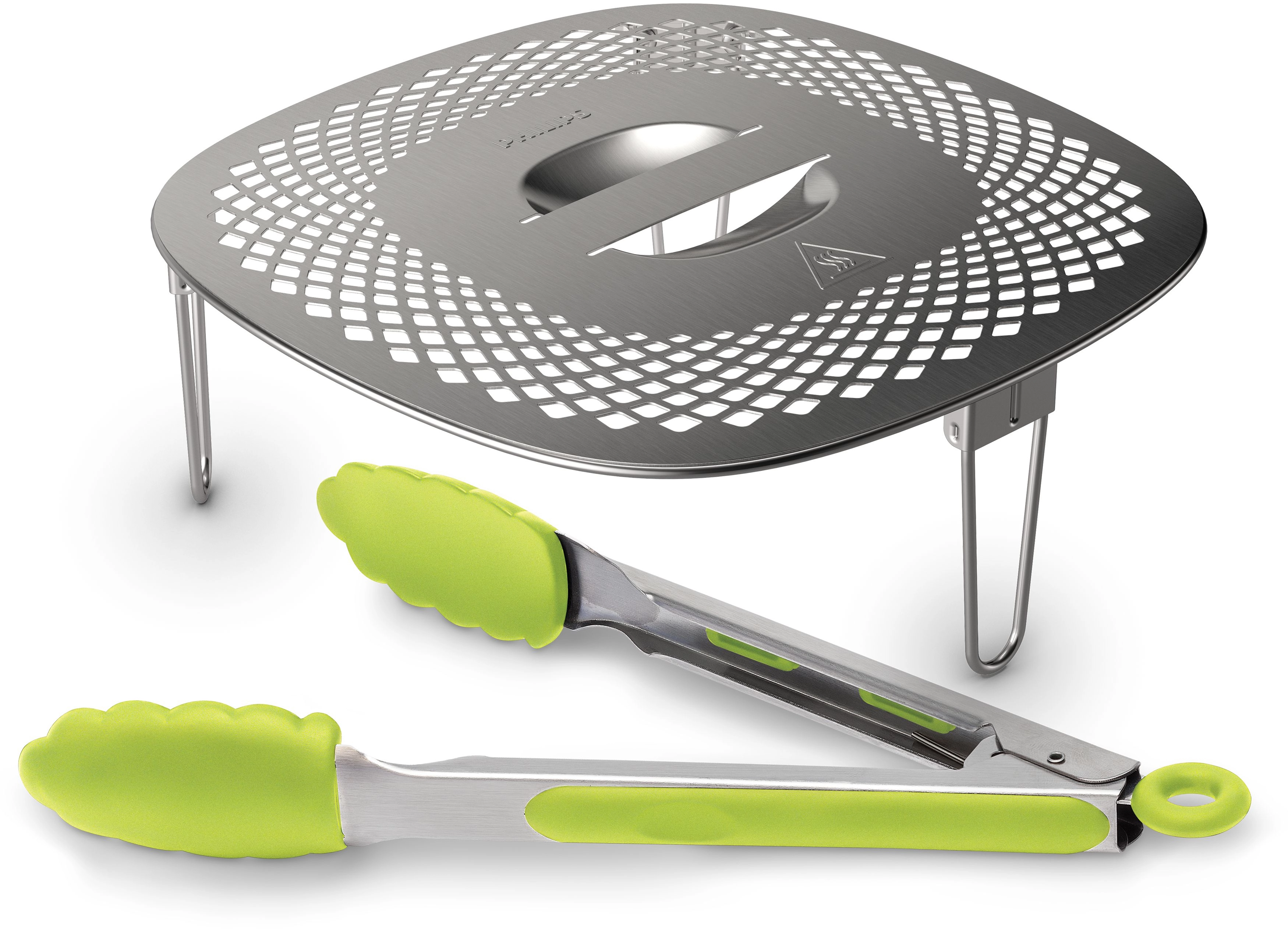 AirFryer Accessory Light Snack Kit - Dishwasher Safe Tongs Included + XXL Airfryer - 2225W 7.3L