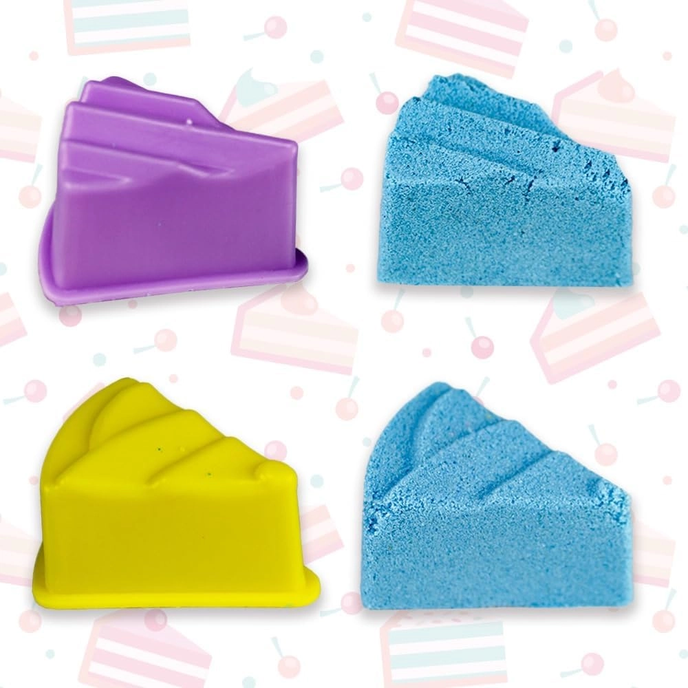 Magical & Moldable Play Sand Set - 3 colors 250 g each 3D shapes